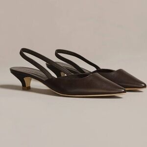 Jenni Kayne Leather Kitten Heel